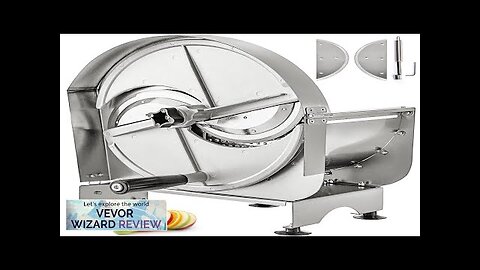 VEVOR Commercial Vegetable Slicer 0.2-12mm Adjustable Thickness Manual Vegetable Slicer Review