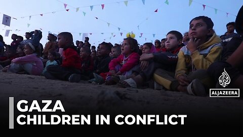 Children's cinema in Gaza: Project offers youngsters distraction & some respite