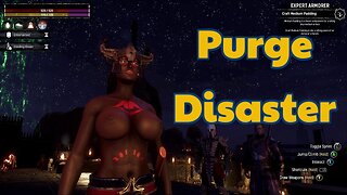 Conan Exiles farming Giant Spider and purge Disaster busty boobs Breast Expansion