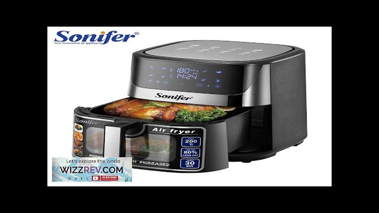 Sonifer Air Fryer SF-1034 .Frying pot capacity: 8.5L .Temperature control: 80-200°C time Review