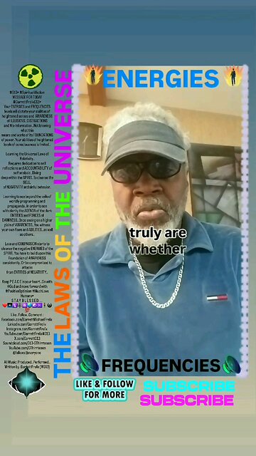 ▪︎ENERGIES AND FREQUENCIES/LAWS OF THE UNIVERSE▪︎