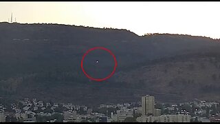 Moment when an Hezbollah explosive-laden drone impacted Kiryat Shmona, Northern Israel