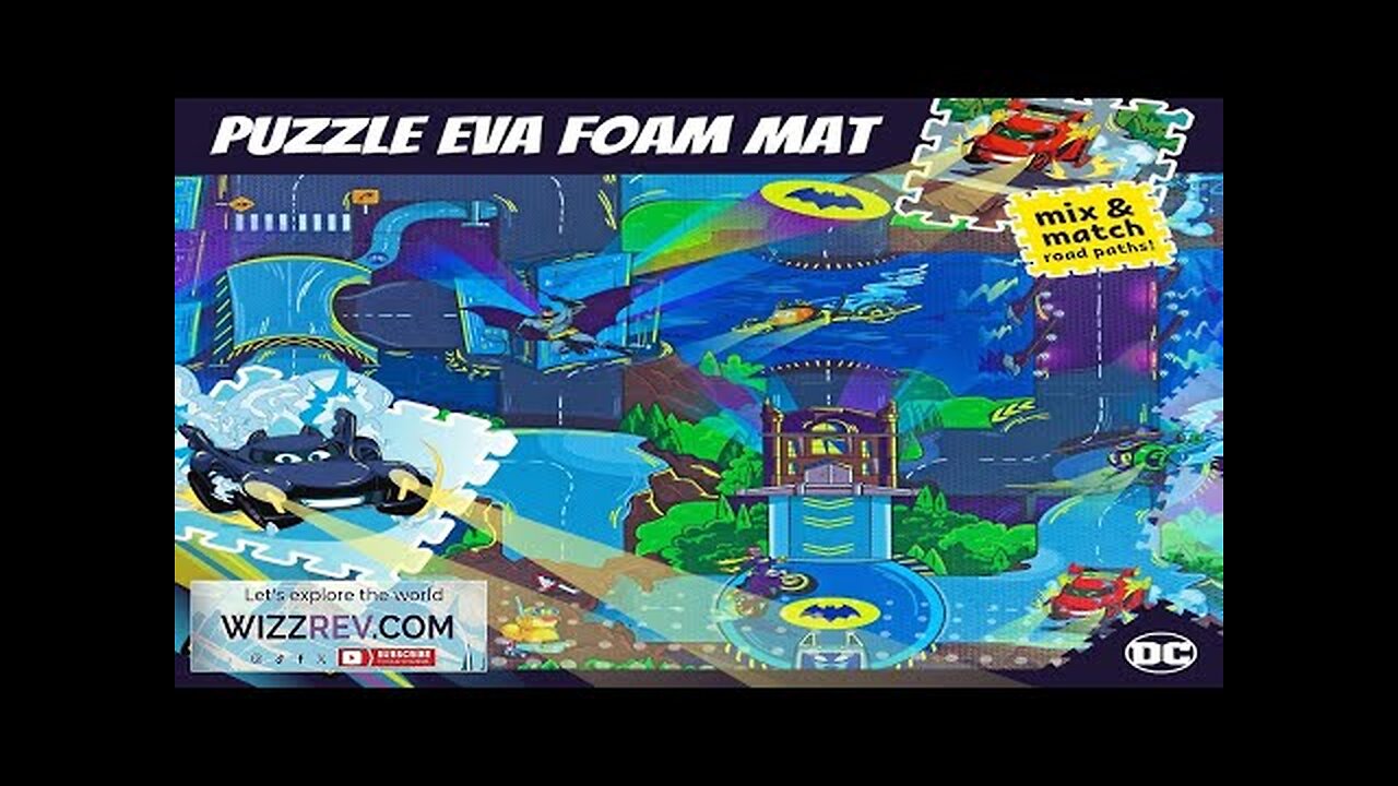 Batwheels EVA Foam Puzzle Mat Soft Non-Toxic Baby Play Mat Review