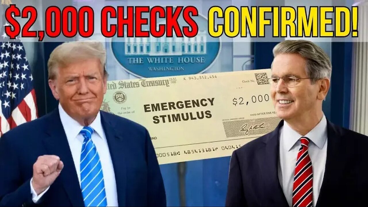 HERE WE GO! $2,000+ Stimulus Check Just Confirmed by the U.S. Treasury