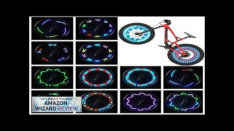 Bike Wheel Lights (2 Pack) Waterproof LED Bicycle Spoke Lights Safety Review