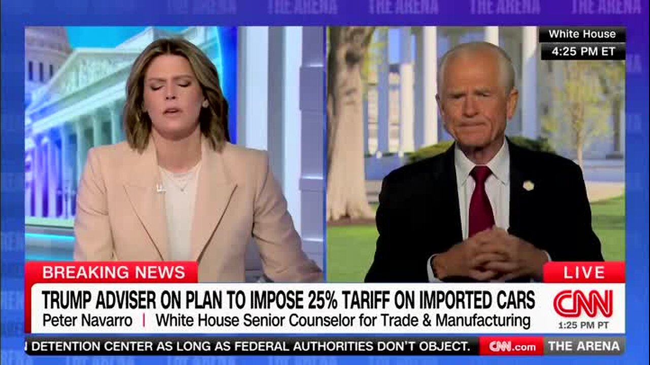 CNN’s Kasie Hunt in Disbelief After Peter Navarro Says U.S. Auto Companies Aren’t Really American: ‘Ford Isn’t an American Company?’
