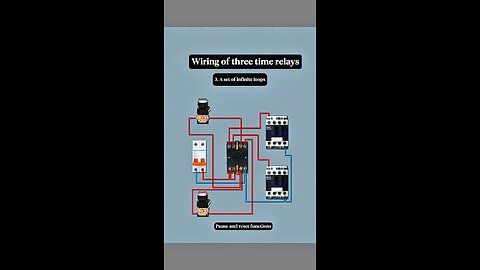 Sequential Motor Control Using ONLY 3 Time Relays (No PLC!)