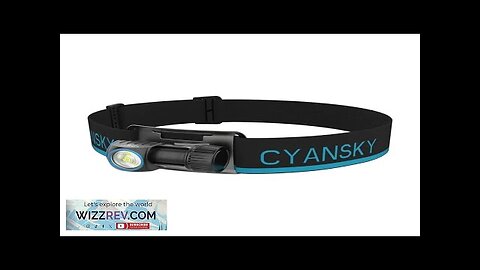 CYANSKY HS3R 1100lm Mini L-Shaped Multifunctional Rechargeable Headlamp with Red Light Review