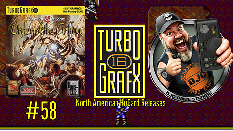 Turbografx 16 - North American Hucard Releases #58 - "Order Of The Griffon"