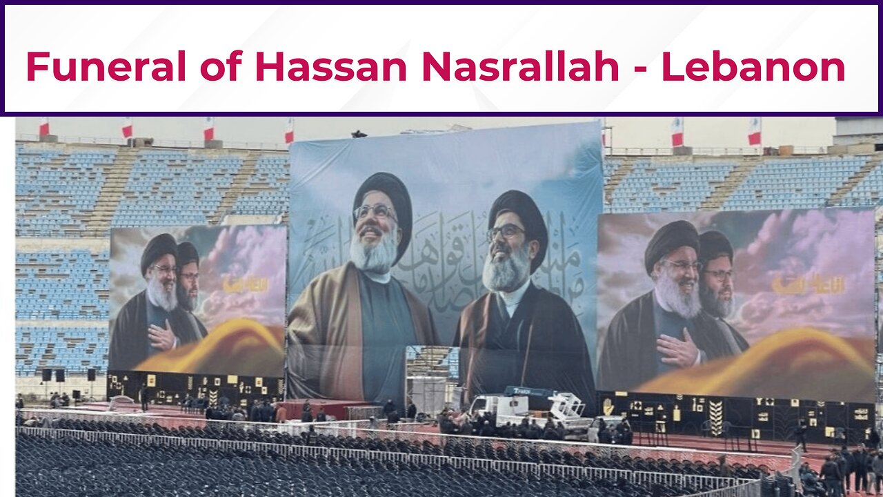 LIVE | Funeral of Hezbollah Leader Hassan Nasrallah | Beirut