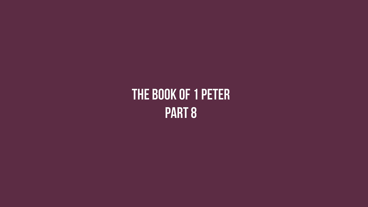 The Book of 1 Peter: What is the message of the book?