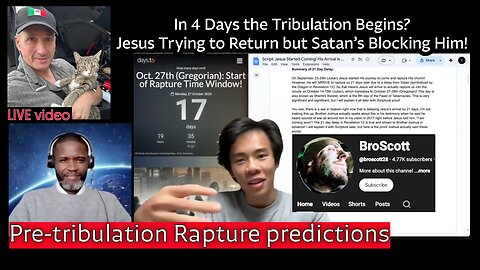 🚨Joshua Mhhlakela and the New Tribulation Countdown by Broscott and Daniel Chung