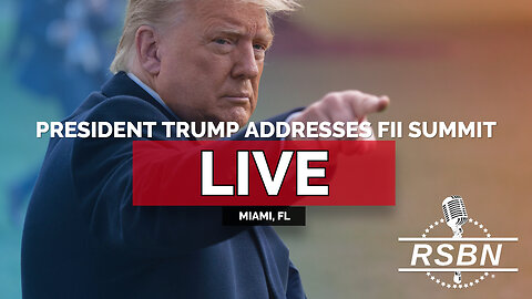 LIVE: President Trump Addresses FII Summit in Miami, FL - 2/19/25