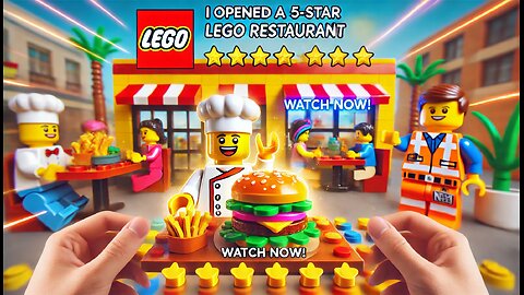 I Opened a 5 Star Lego Restaurant!