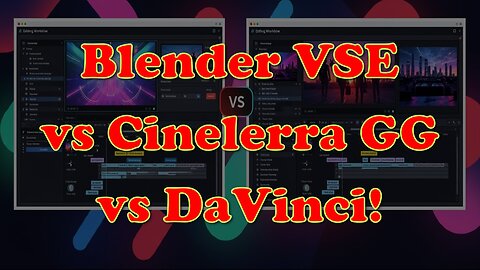 Goodbye Blender VSE? Cinelerra GG & DaVinci Resolve on Linux with AMD GPU!