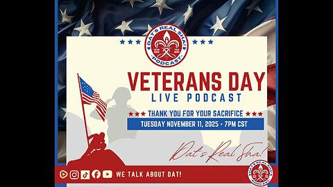 Dat’s Real Sha! S1 E29 — Veterans Day: Flags, Faith & Family | Louisiana Pride & Cajun Honor