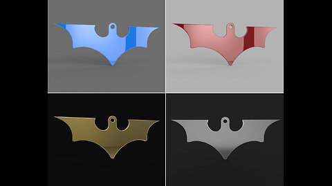 🦇 THE BAT SIGN – 3D MODEL