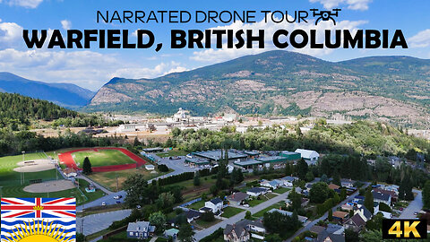 🌲 Warfield, British Columbia 🌄 4K Drone