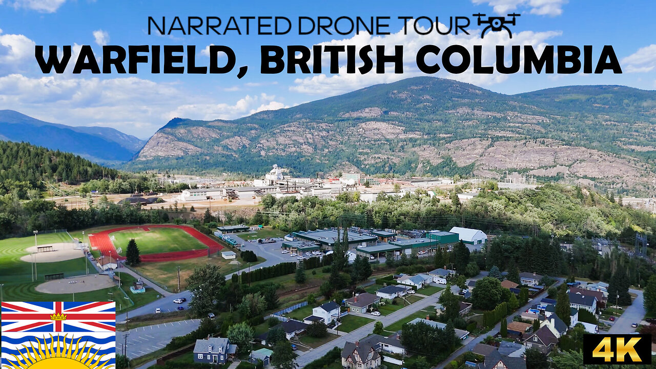 🌲 Warfield, British Columbia 🌄 4K Drone