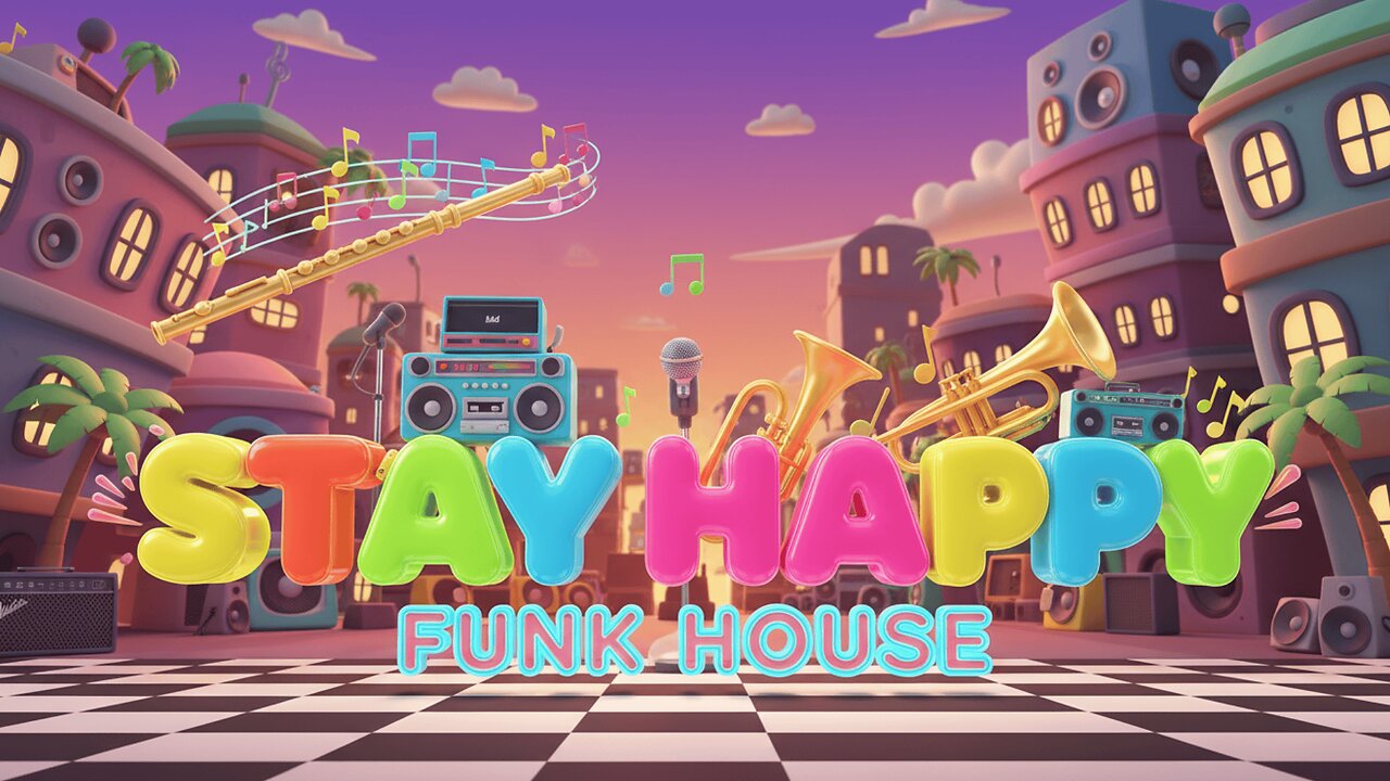 Stay Happy | Funk House Flute Groove for Bright Days