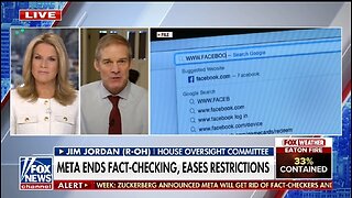 Rep Jim Jordan: What A Change By Zuckerberg In 2 Years