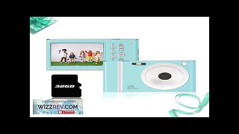 Digital Camera FHD 1080P Kids Camera with 32GB Card Digital Point Review