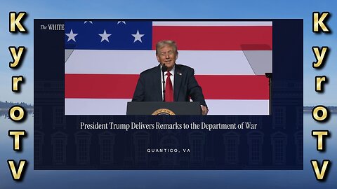 Presidentti Trump pitää puheen sotaministeriölle (suomenkielinen tekstitys)