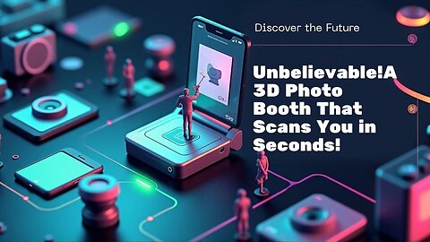 Unbelievable!A 3D Photo Booth That Scans You in Seconds