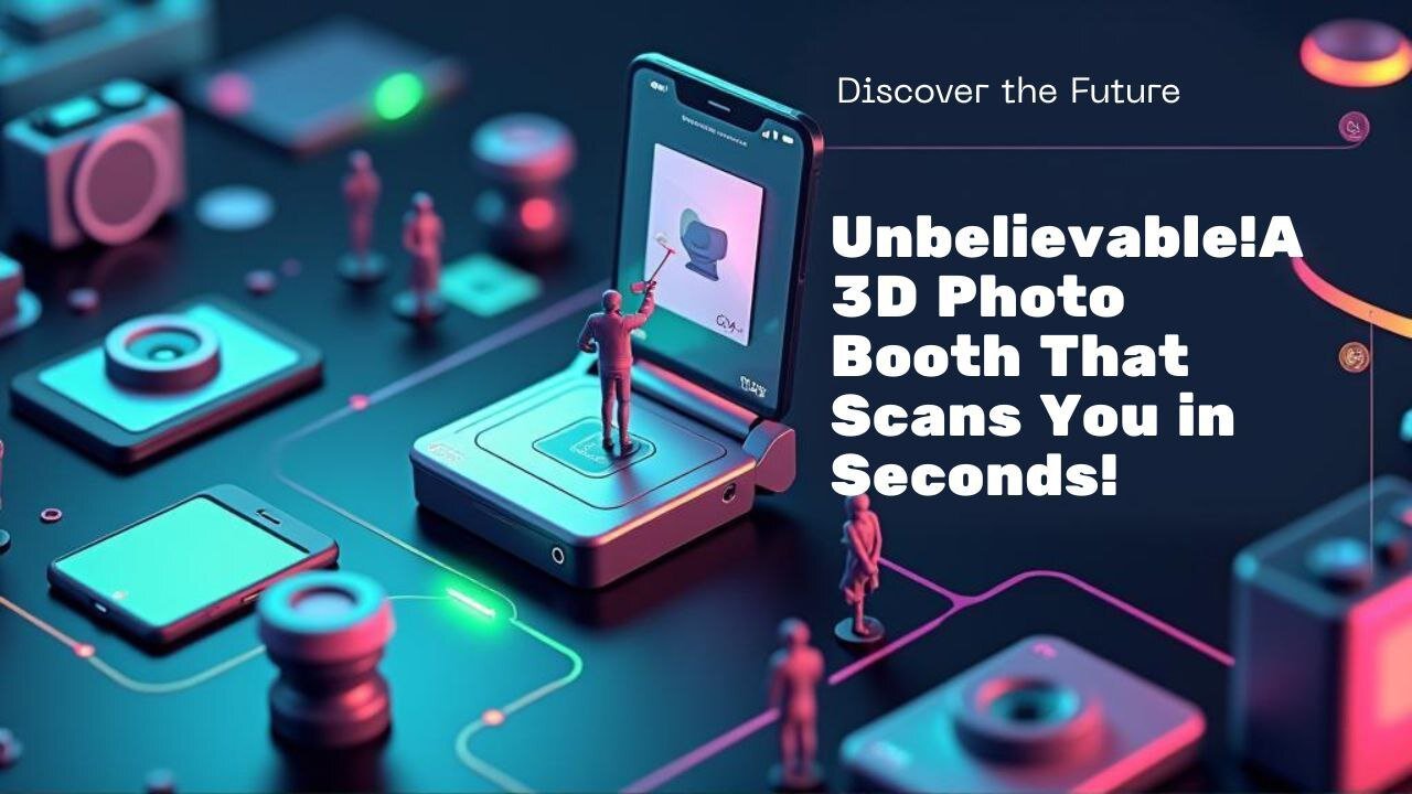 Unbelievable!A 3D Photo Booth That Scans You in Seconds
