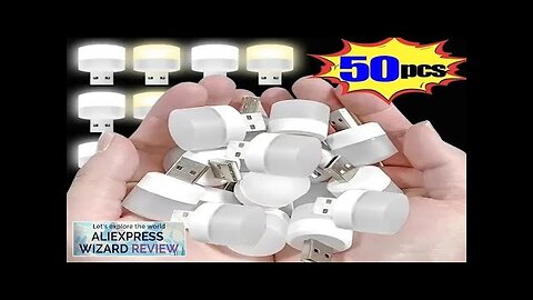 50-1PCS USB Night Light Mini LED Night Light USB Plug Lamp Power Review