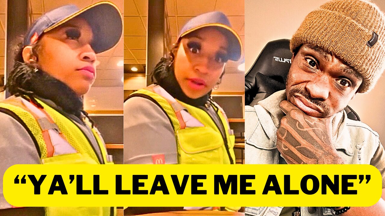 McDonald's Worker LOSES IT When Men Shoot Their Shot While She’s Cooking Fries🍔👀!