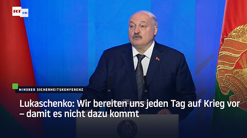 Lukaschenko: Wir bereiten uns jeden Tag auf Krieg vor – damit es nicht dazu kommt