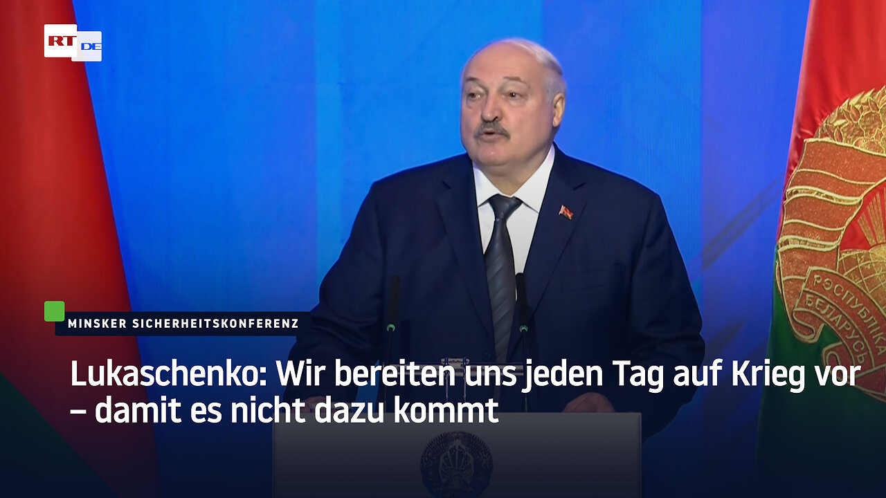 Lukaschenko: Wir bereiten uns jeden Tag auf Krieg vor – damit es nicht dazu kommt