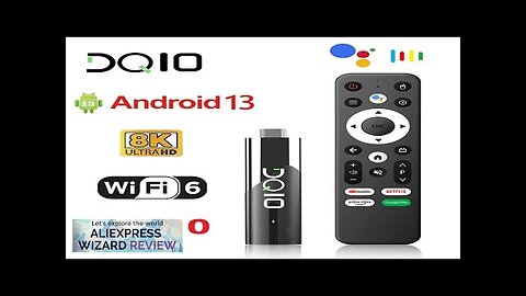 LEMFO DQ10 ATV Mini TV Stick Android13 Support 8K Video 4K Wifi6 Review