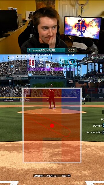 Ronald Acuna Jr Hits a home run in MLB THE SHOW 25 #mlbtheshow25