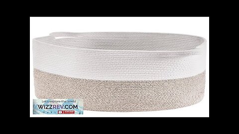 VEVOR Cotton Rope Storage Basket 67L Woven Blanket Basket 20 x 20 Review