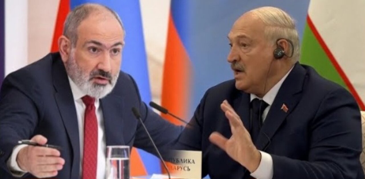 Altercation erupts between Lukashenko and Pashinyan at a meeting of Russia-dominated economic union