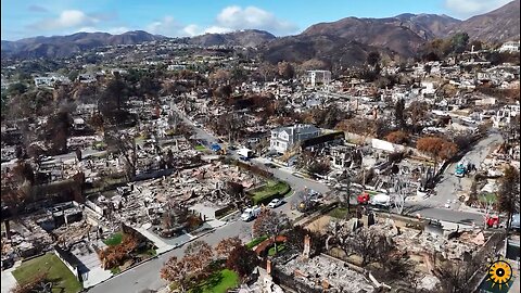 California Palisades Fire AFTERMATH - 2-7-25 Drone Aerial Footage garybaum