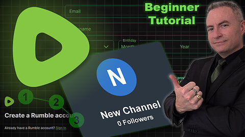 How to Create a Rumble Account in 2025! (+Referral Program Breakdown!)
