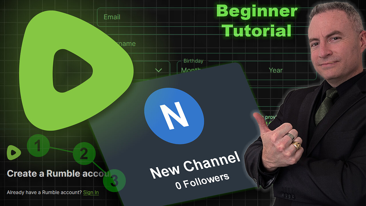 How to Create a Rumble Account in 2025! (+Referral Program Breakdown!)