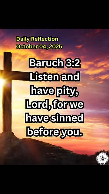 Daily Reflection October 04, 2025 #faith #bible #reflection