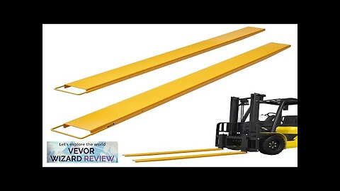 VEVOR Pallet Fork Extensions 96" Length 4.5" Width Heavy Duty Carbon Steel Review