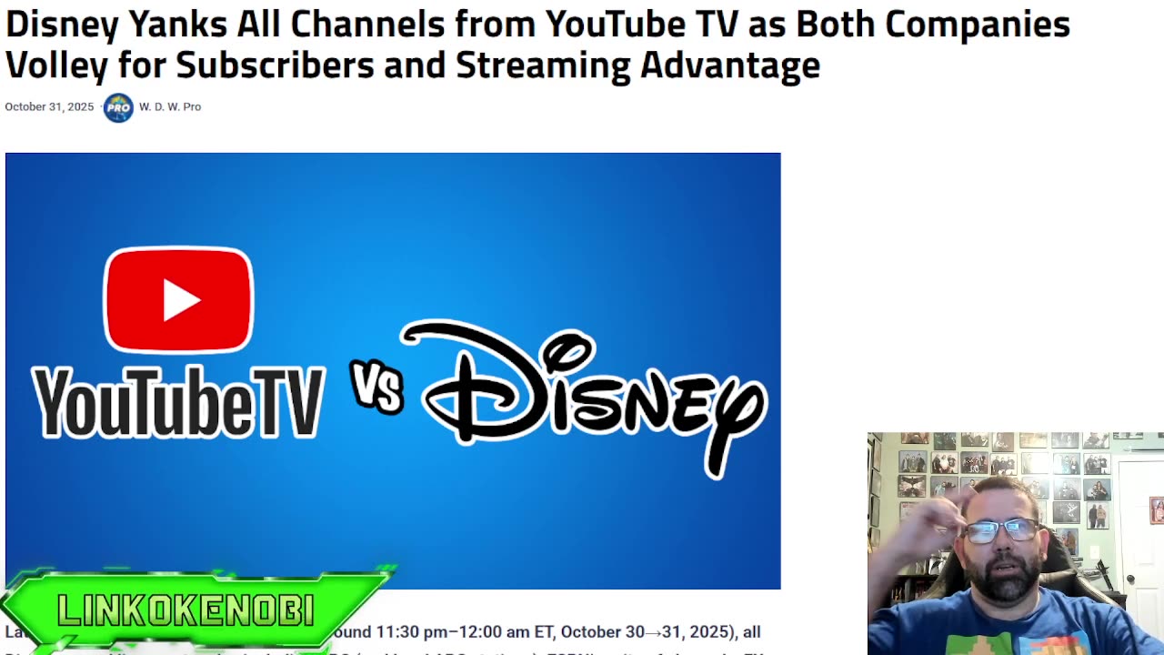 Disney Takes Away Programs From YouTube TV