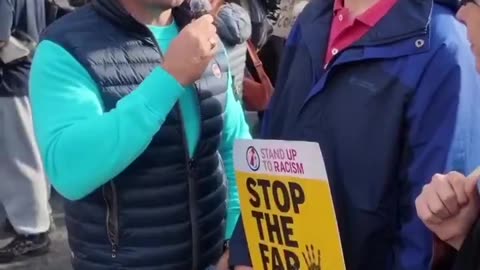 The "anti racist" mob in Newcastle.
