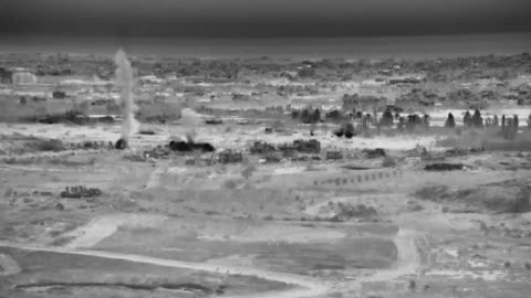 Footage of the dismantling of the underground terror tunnel routes in southern