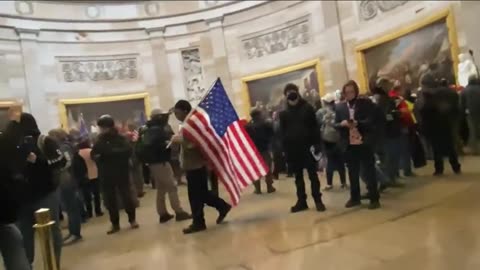 2021.01.06 - 3:01 p.m. - Pam Hemphill entering the Capitol and being taken out