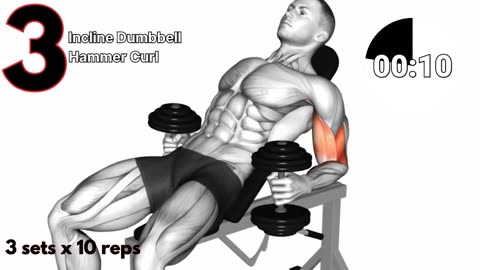Dumbbell exercises to strengthen the arms and back