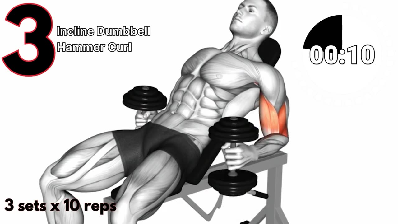 Dumbbell exercises to strengthen the arms and back