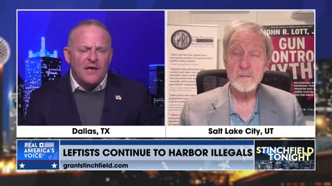 On Stinchfield Tonight on Real America’s Voice: To Discuss New Data on Illegal-immigrant Crime