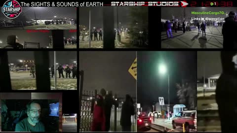 Watching and restreaming protest around The US of A links to channels in the description